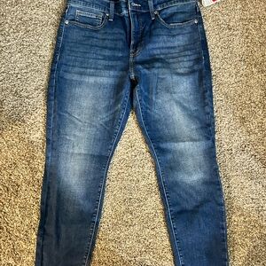 Lucky Brand Blue Skinny Jeans with Faded Wash